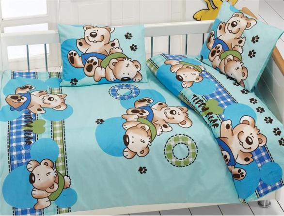 Комплект постельного белья Majoli Ayck Mavi Bebek