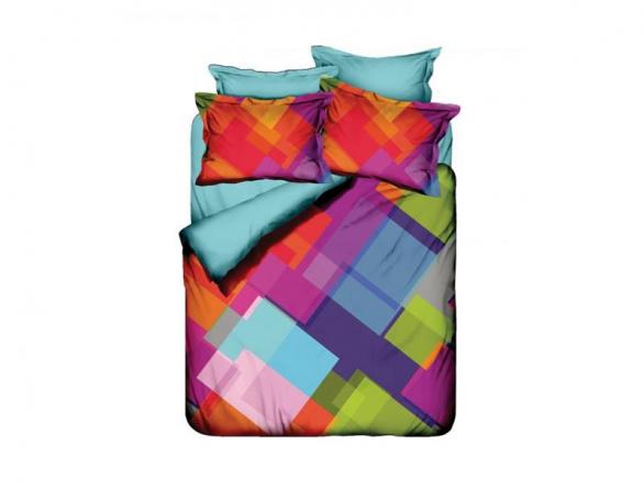 Комплект постельного белья Majoli Bunte 3D, сатин