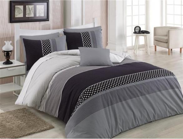 Комплект постельного белья Majoli Eiffel Ranforce