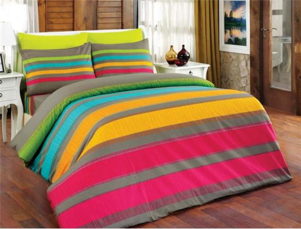 Комплект постельного белья Majoli Elle Ranforce