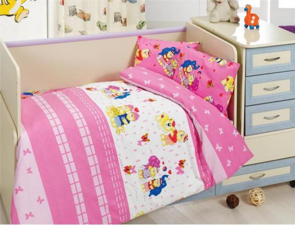 Комплект постельного белья Majoli Happy Bebek