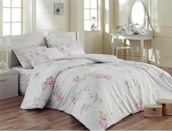 Комплект постельного белья Majoli Jasmine Ranforce