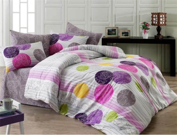 Комплект постельного белья Majoli Kamelya Ranforce