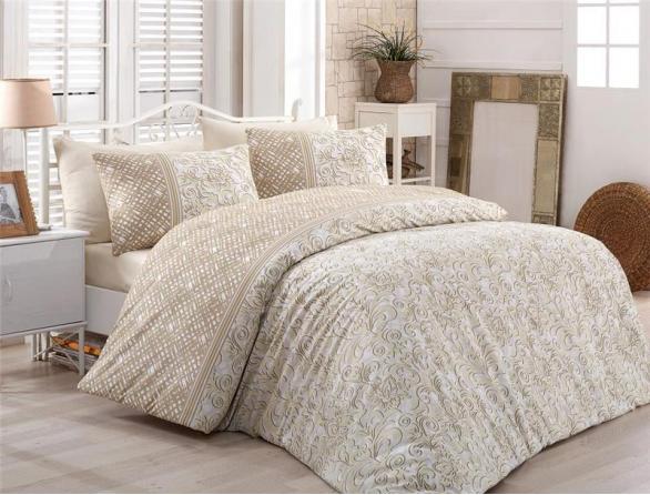 Комплект постельного белья Majoli Katya Ranforce