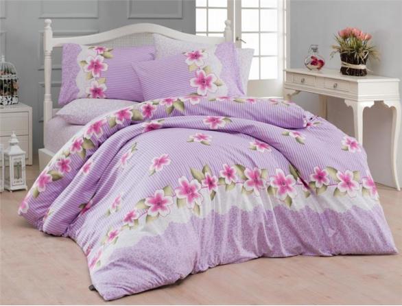 Комплект постельного белья Majoli Liva Ranforce