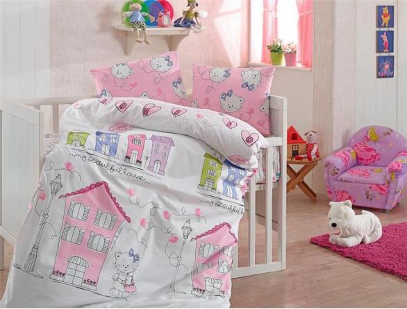 Комплект постельного белья Majoli Mia Bebek