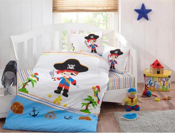 Комплект постельного белья Majoli Pirat Bebek
