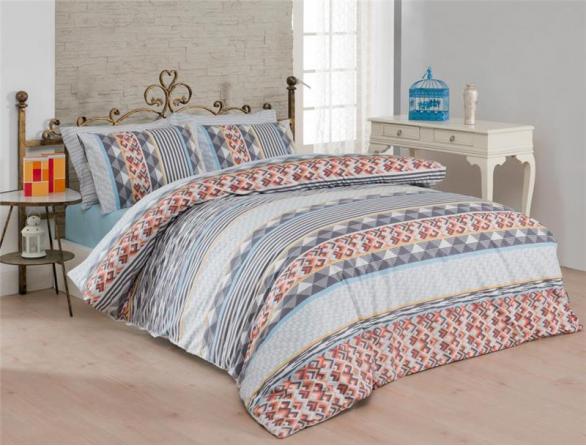 Комплект постельного белья Majoli Prizma Ranforce