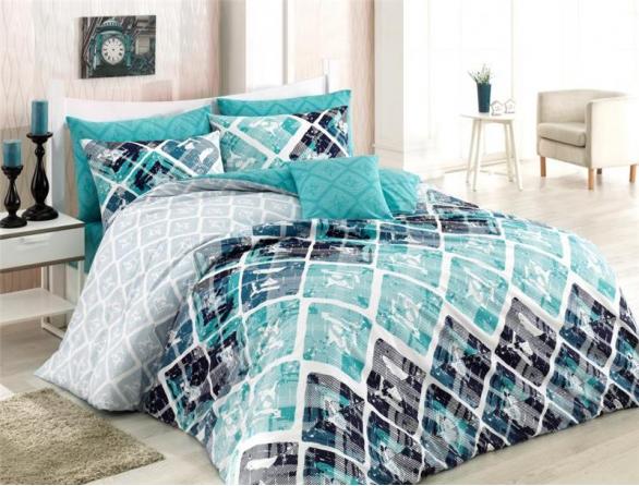 Комплект постельного белья Majoli Riviera Ranforce