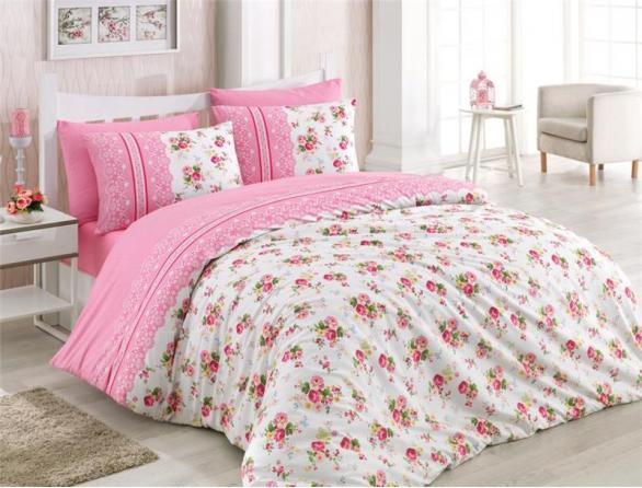 Комплект постельного белья Majoli Rosa Ranforce