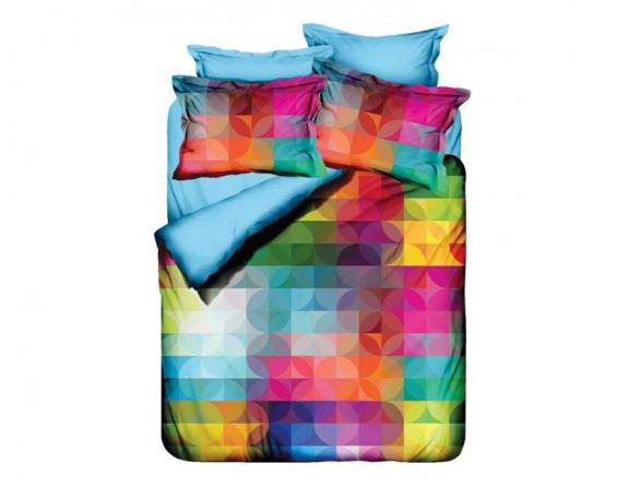 Комплект постельного белья Majoli Round 3D, сатин