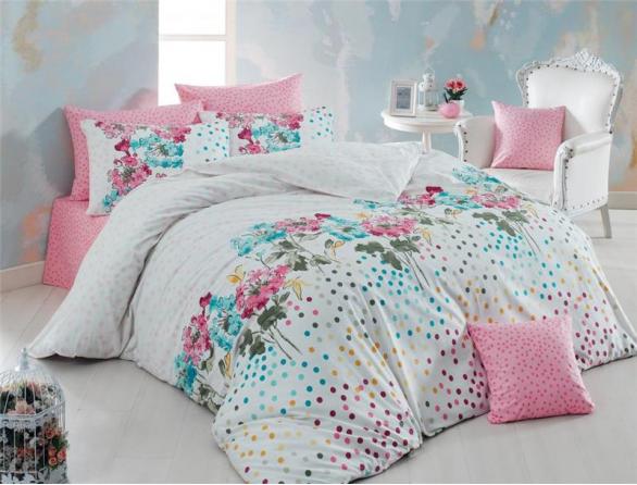 Комплект постельного белья Majoli Sara Ranforce