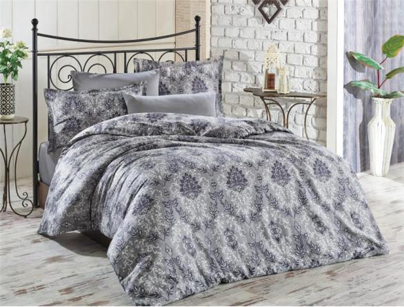 Комплект постельного белья Majoli Similar Grey, сатин