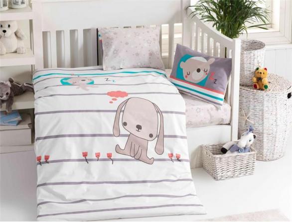 Комплект постельного белья Majoli Sweety Bebek