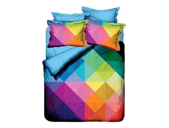 Комплект постельного белья Majoli Trigon 3D, сатин