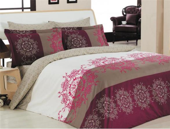 Комплект постельного белья Majoli Valentina Ranforce